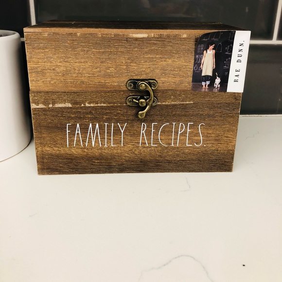 Rae Dunn Other - 🎉HP🎉 Rae Dunn FAMILY RECIPES Wooden Box